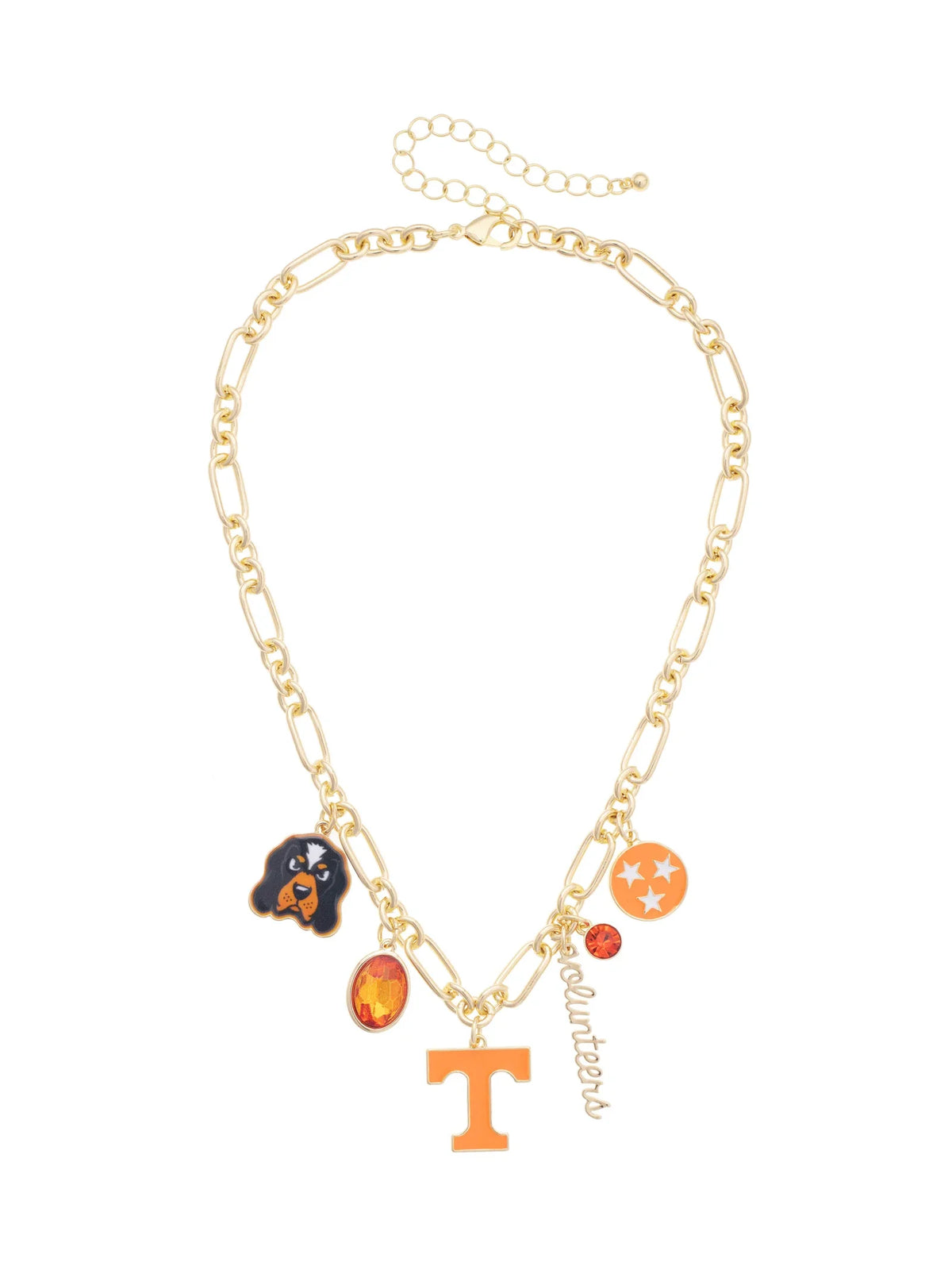 Canvas Style Tennessee Vols Gameday Charm Necklace