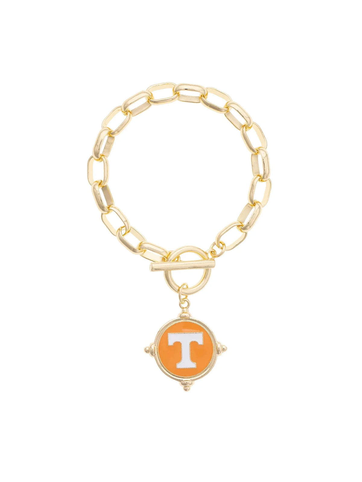 Canvas Style Tennessee Vols Logo Intaglio Bracelet