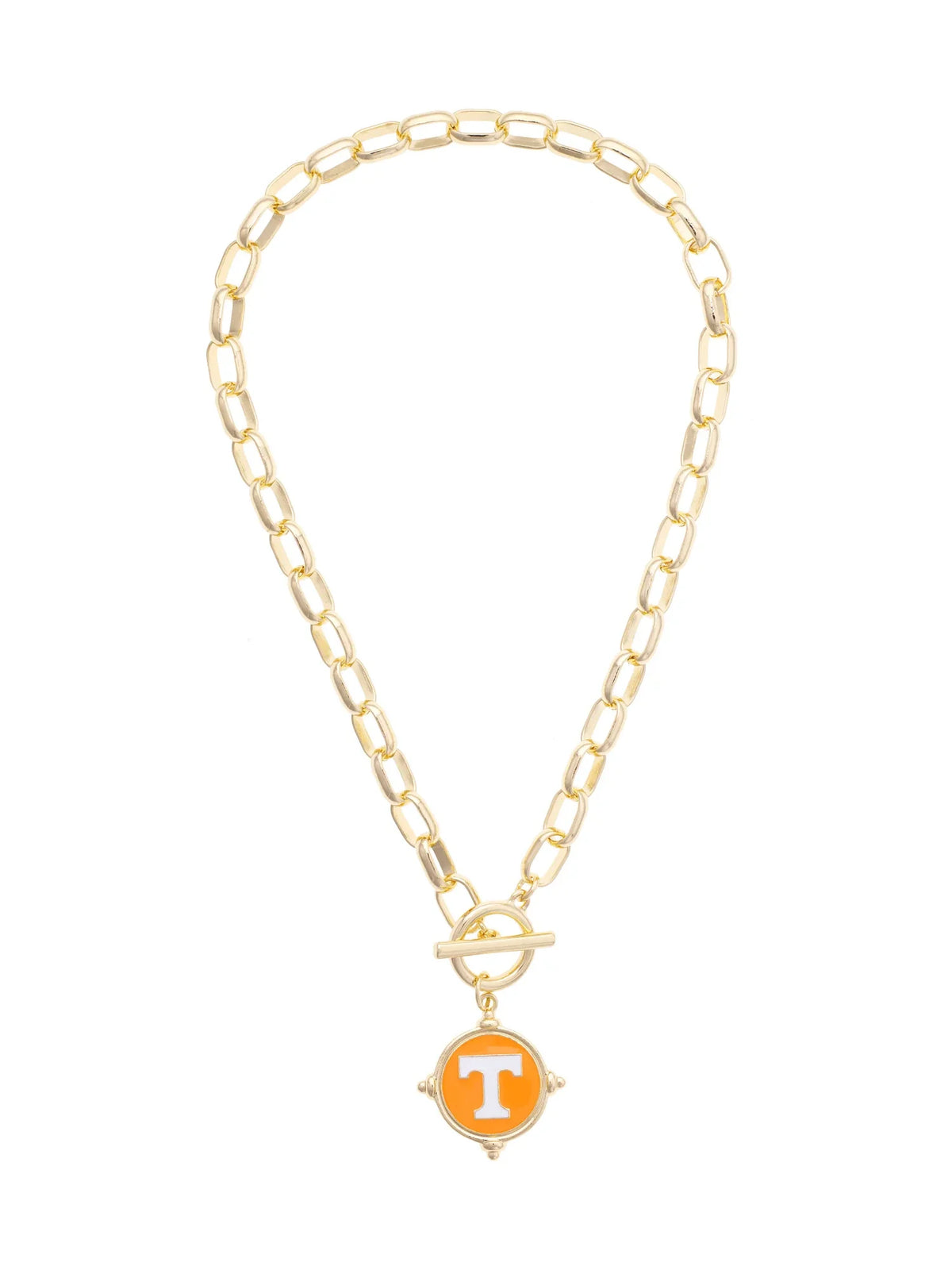 Canvas Style Tennessee Vols Logo Intaglio Necklace