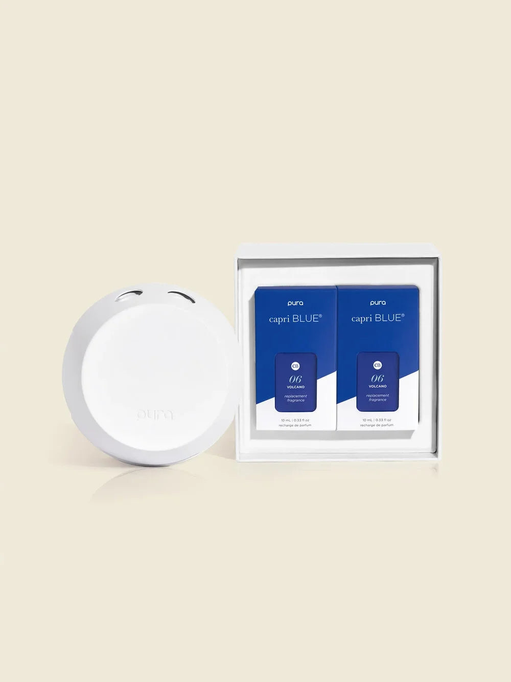 Capri Blue Pura Smart Home Diffuser Kit with 2 Refills Volcano