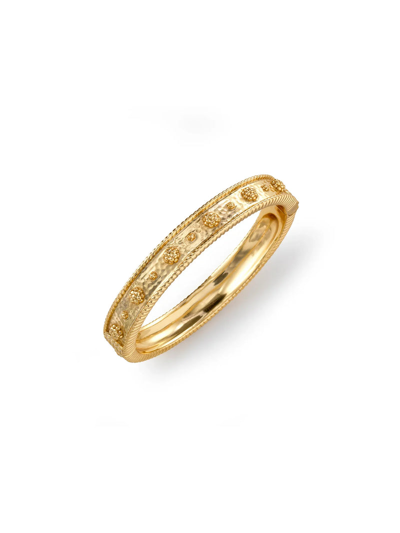 Capucine De Wulf Berry Classic Hinged Bangle Gold