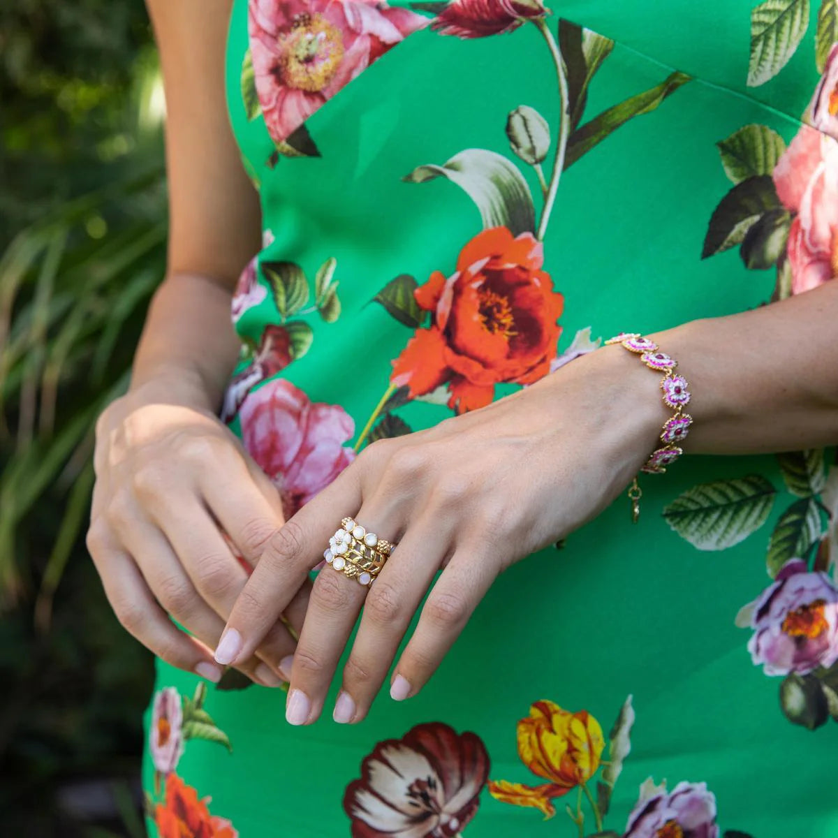 Capucine de Wulf Berry Gem Ring - Mother of Pearl