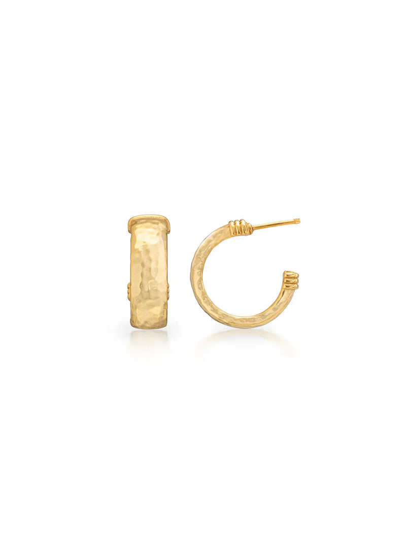 Capucine De Wulf Cleopatra Classic Small Gold Hoop Earrings