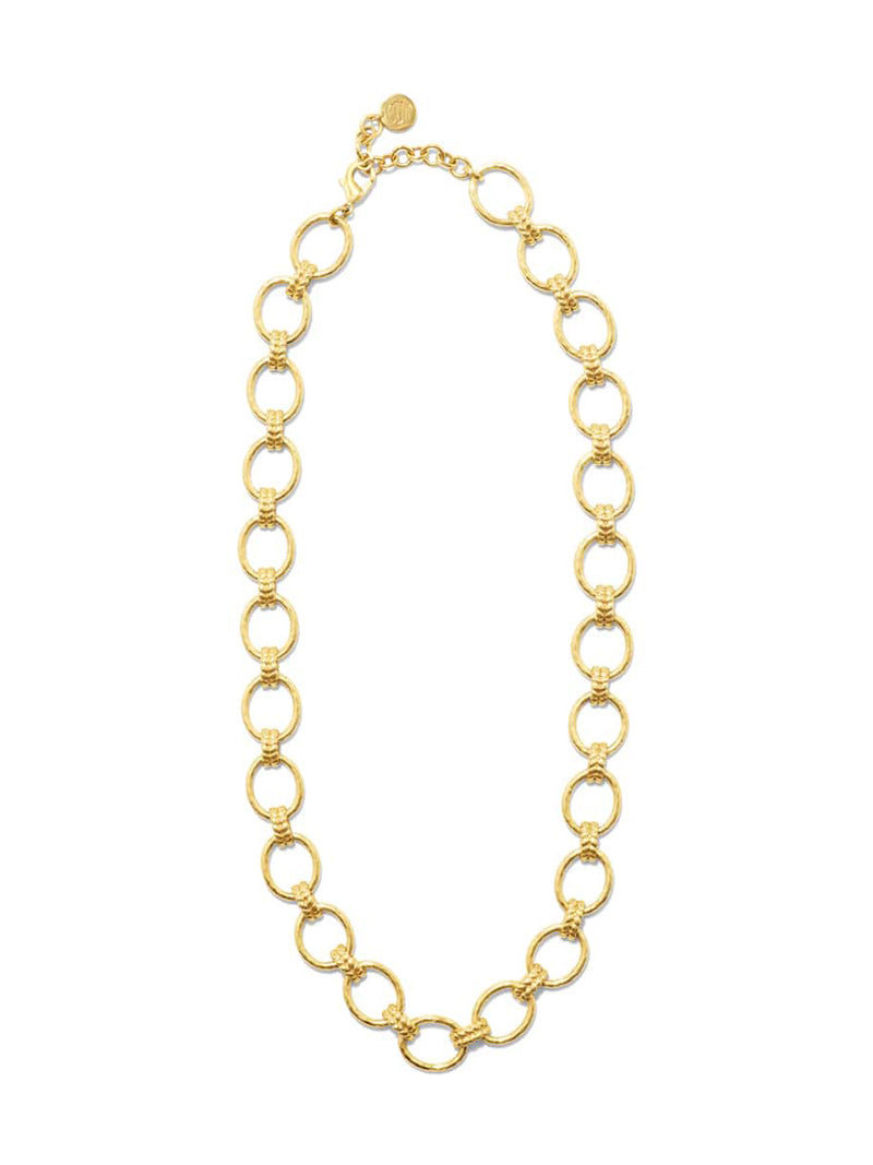capucine de wulf cleopatra grande link necklace in gold-full chain view