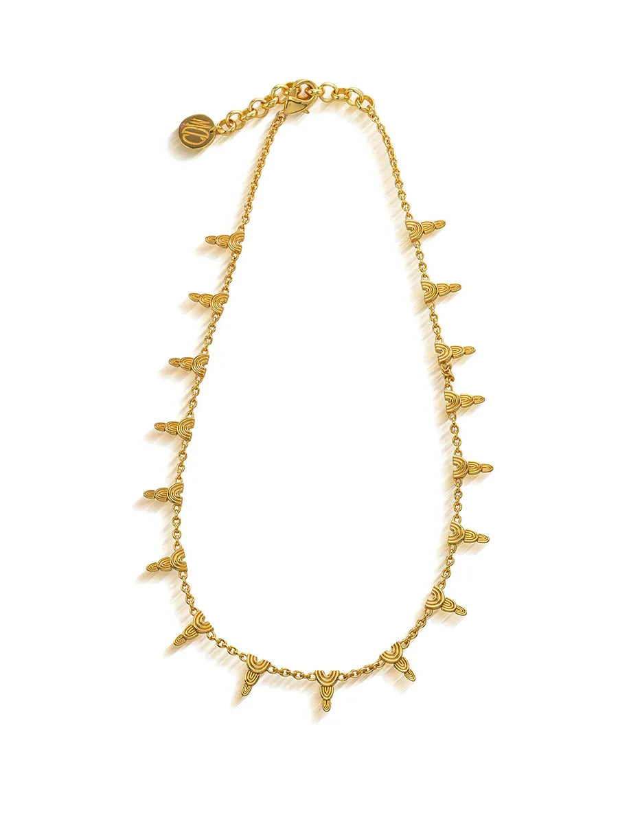 Capucine De Wulf Cleopatra Ra Necklace Gold