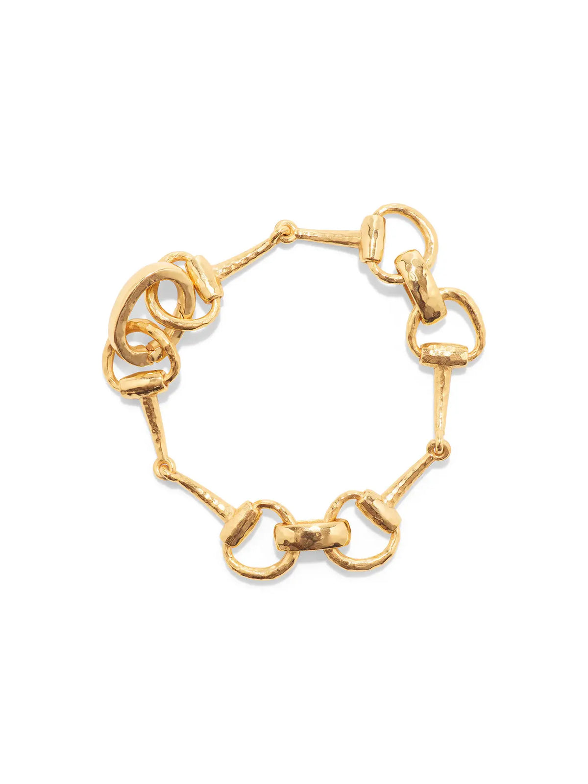 Capucine De Wulf Equestrian Snaffle Bit Gold Bracelet