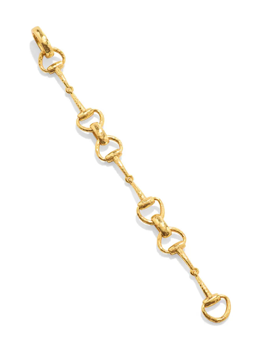 Capucine De Wulf Equestrian Snaffle Bit Gold Bracelet