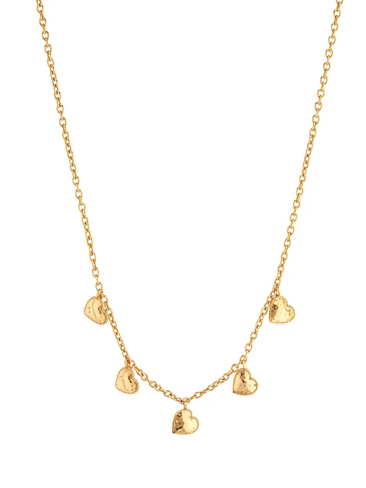 Capucine de Wulf Love Heart Multi-Station Necklace
