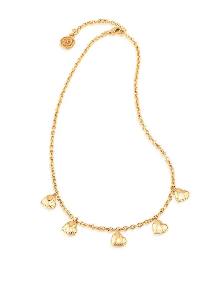 Capucine de Wulf Love Heart Multi-Station Necklace