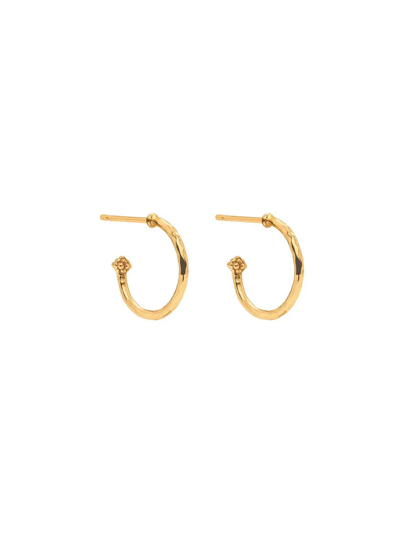 Capucine de Wulf Love Hoop Earrings with Heart Charm