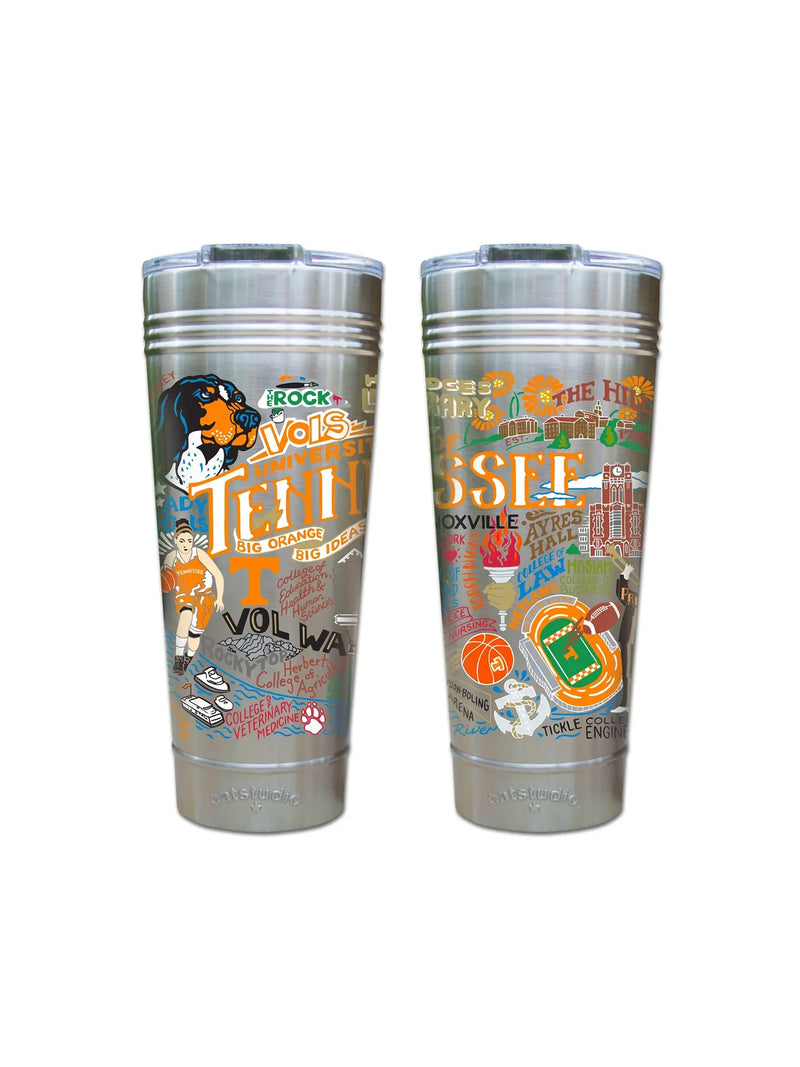 Catstudio University of Tennessee Collegiate Insulated Thermal Tumbler 40oz TN Volunteers Game Day