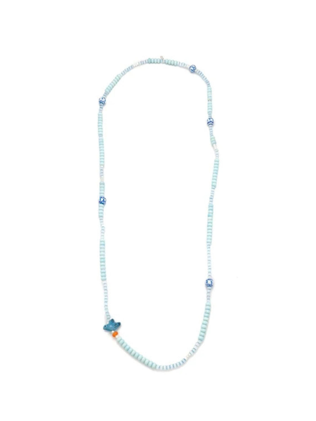 Ceramic Bead Wrap Bracelet + Necklace joy bluebird