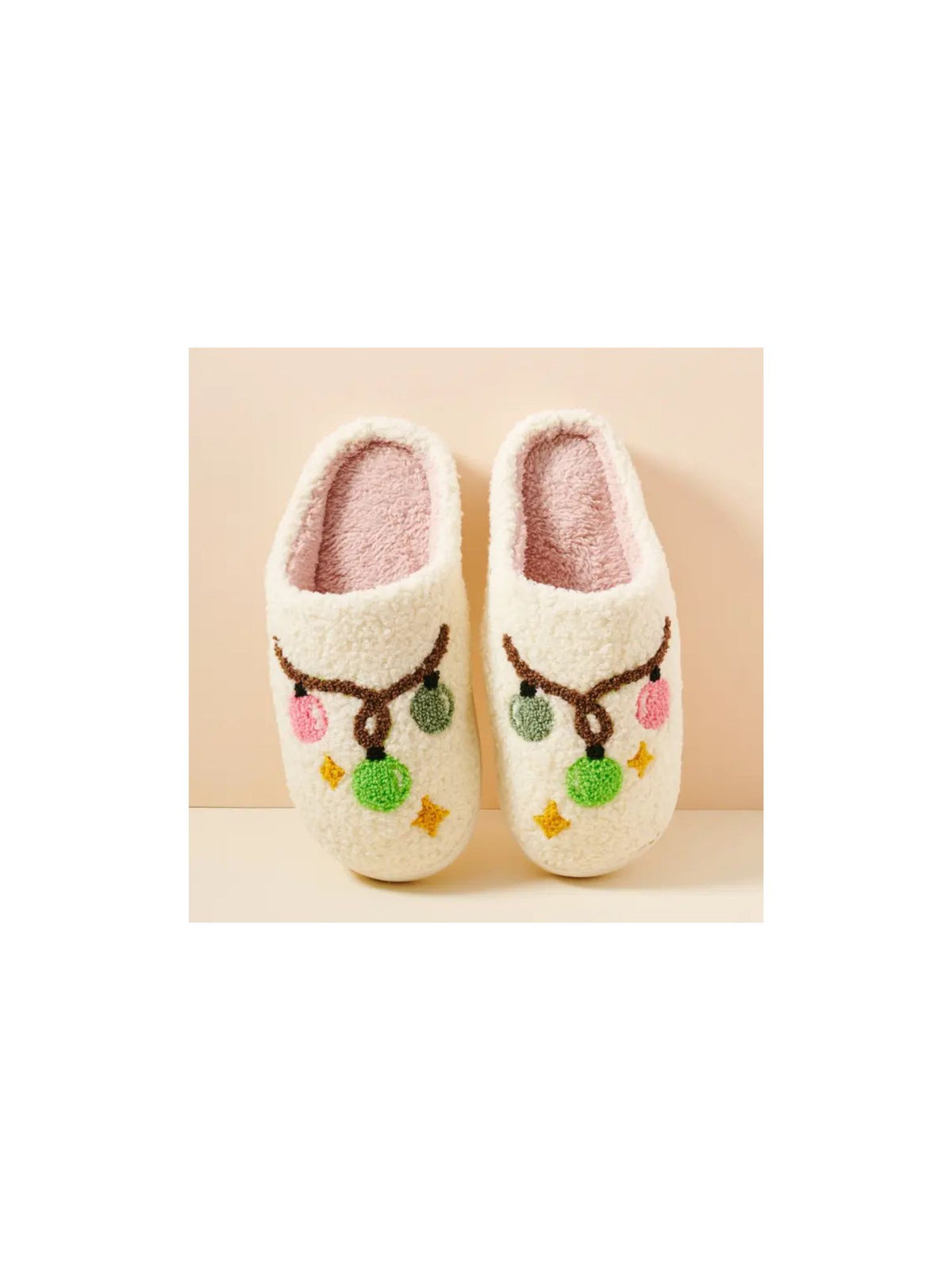 Christmas Lightbulbs Slippers