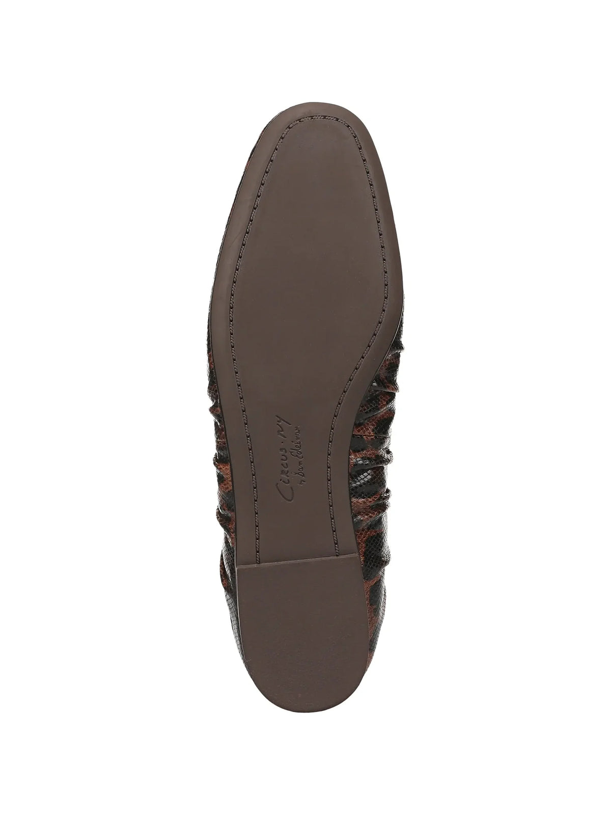 Circus NY by Sam Edelman Blythe Mary Jane Leather Flat Black Ginger Leopard