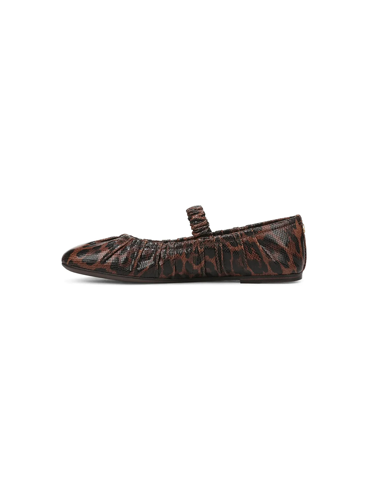 Circus NY by Sam Edelman Blythe Mary Jane Leather Flat Black Ginger Leopard