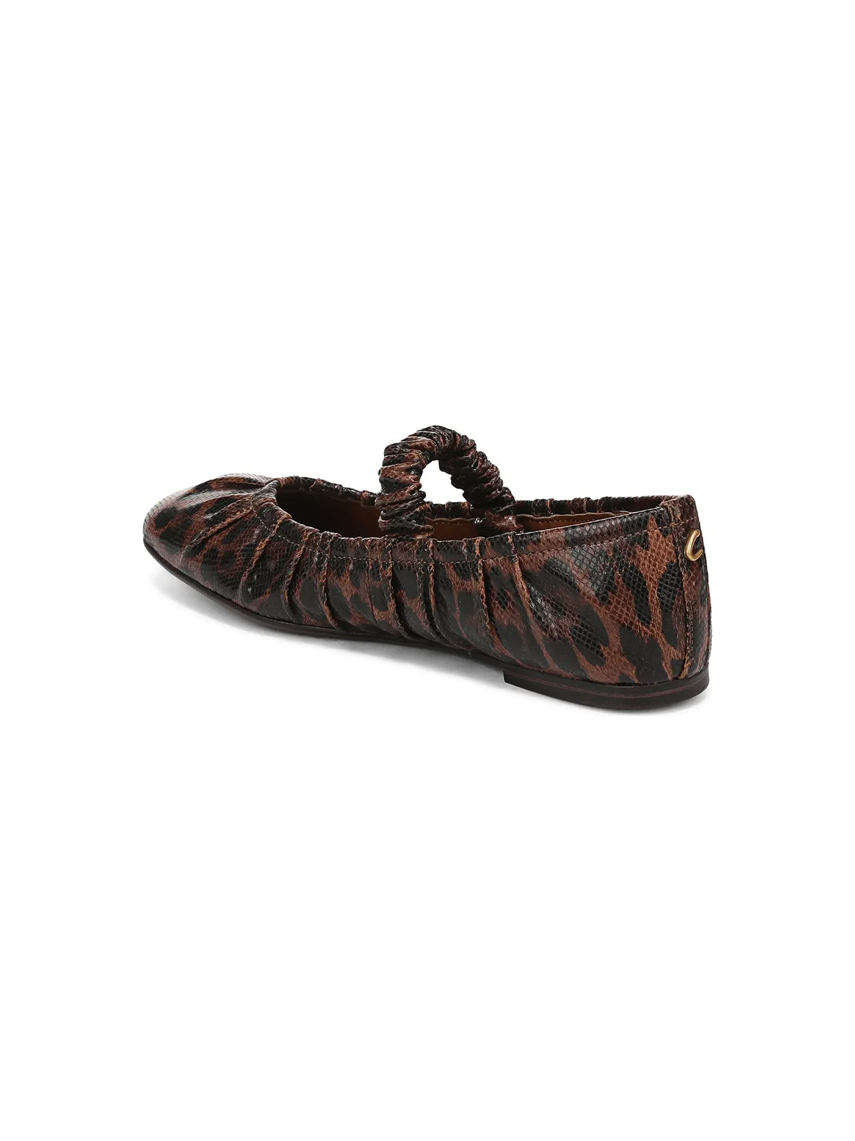Circus NY by Sam Edelman Blythe Mary Jane Leather Flat Black Ginger Leopard