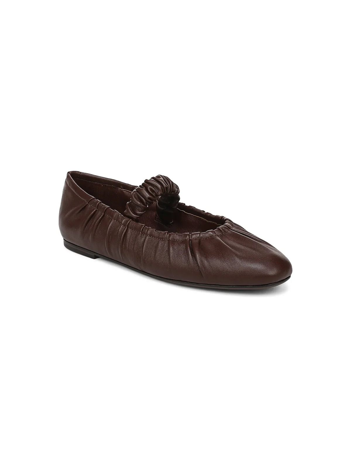 Circus NY by Sam Edelman Blythe Mary Jane Leather Flat Rich Pecan