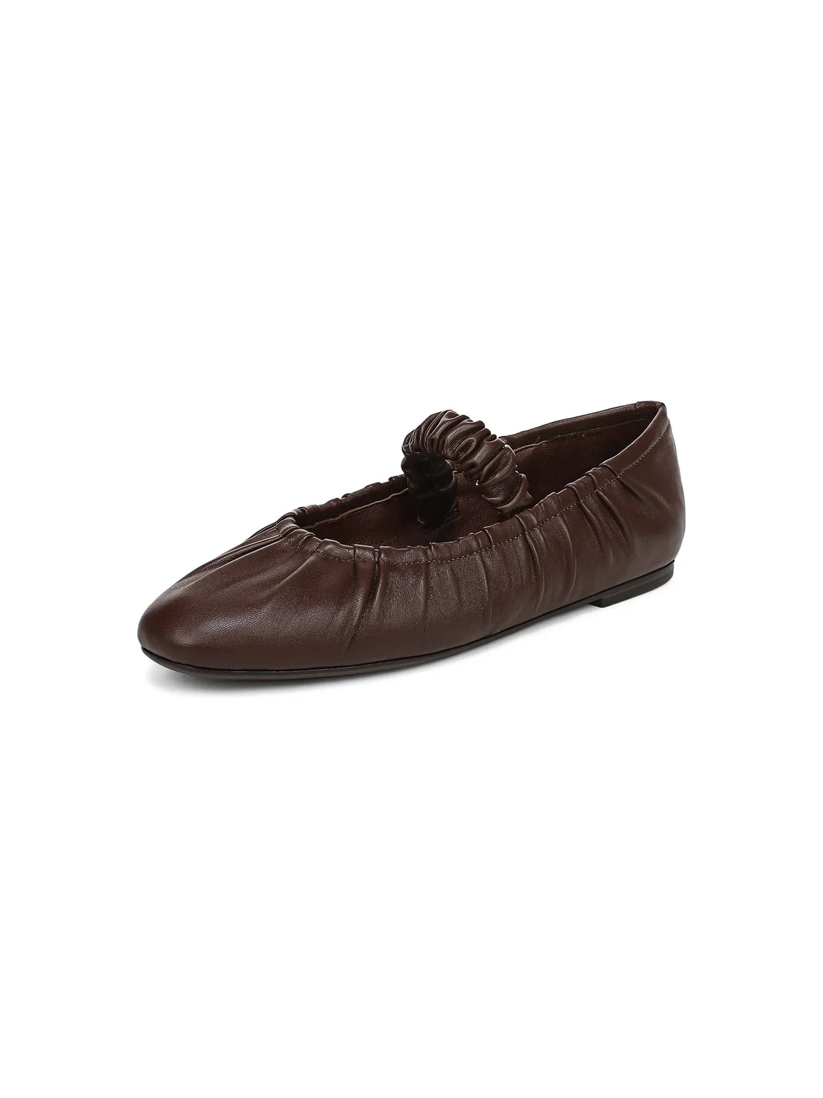 Circus NY by Sam Edelman Blythe Mary Jane Leather Flat Rich Pecan
