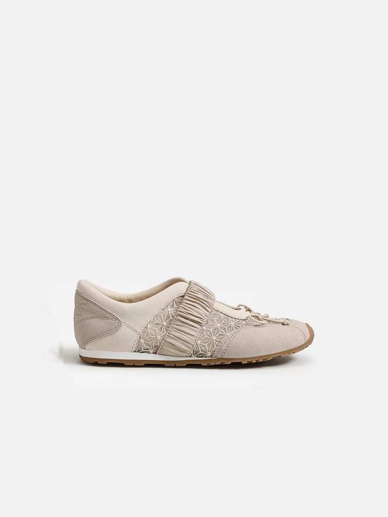 Circus NY by Sam Edelman Nara Mesh Ballerina Sneaker Vanilla Bean Suede Mesh