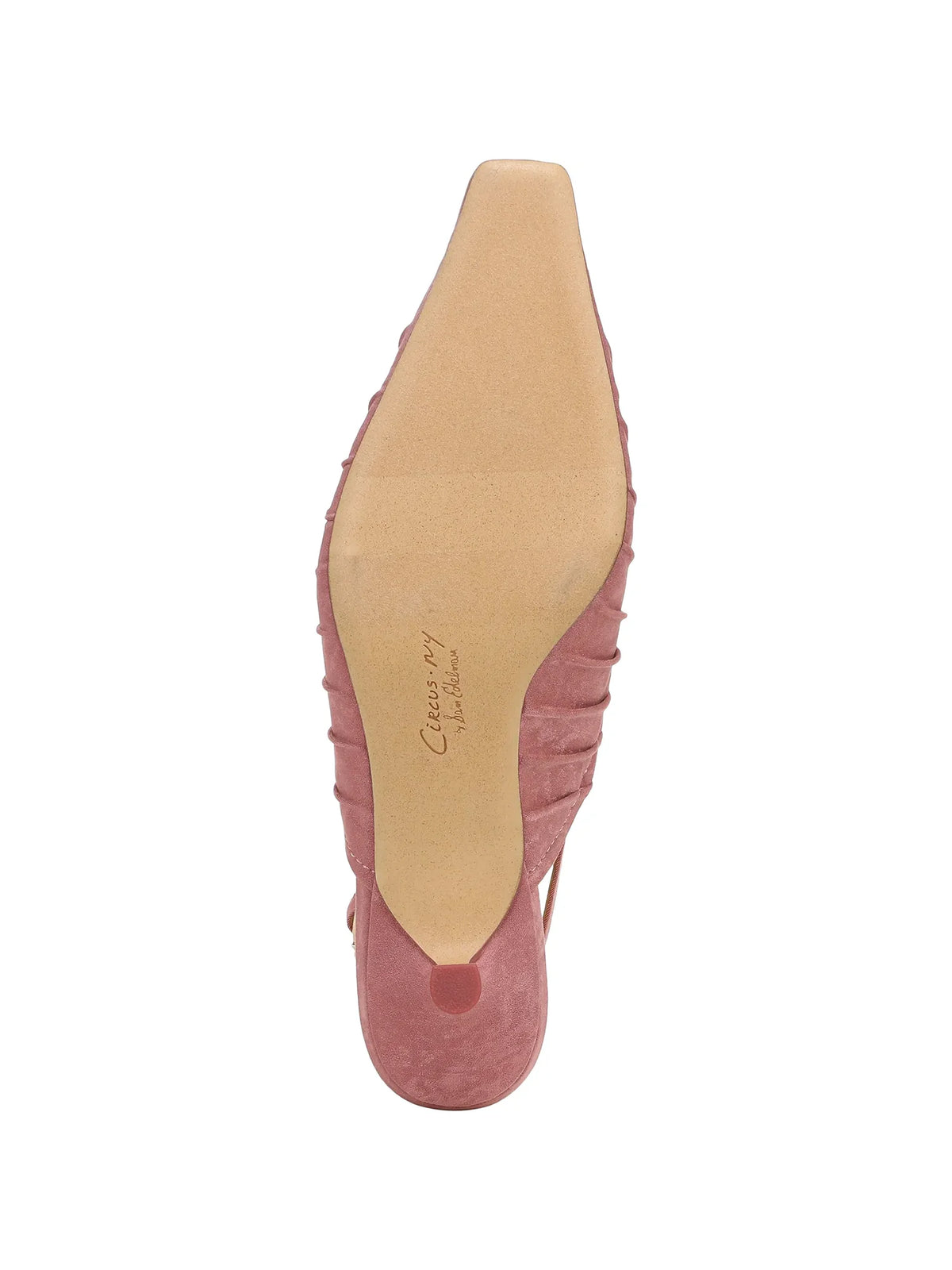 Circus NY by Sam Edelman Katia Slingback Kitten Heel Suede Berry Blush