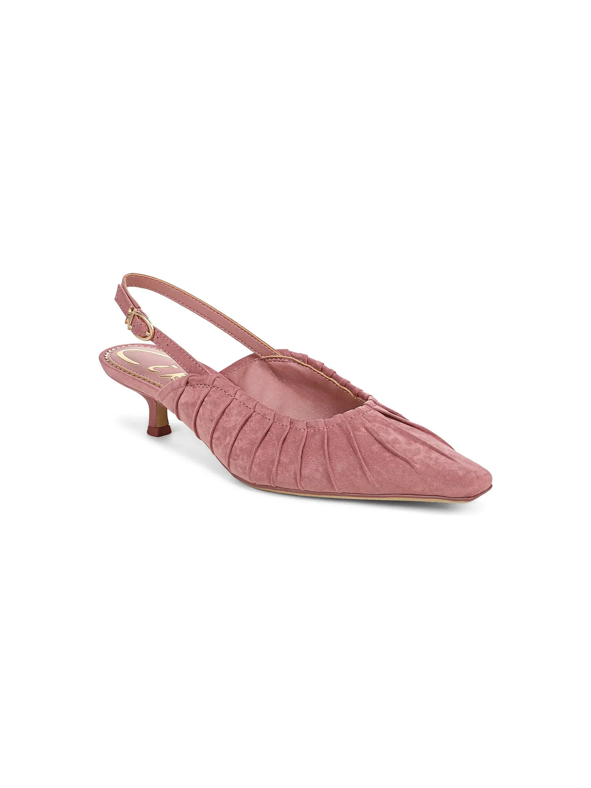 Circus NY by Sam Edelman Katia Slingback Kitten Heel Suede Berry Blush