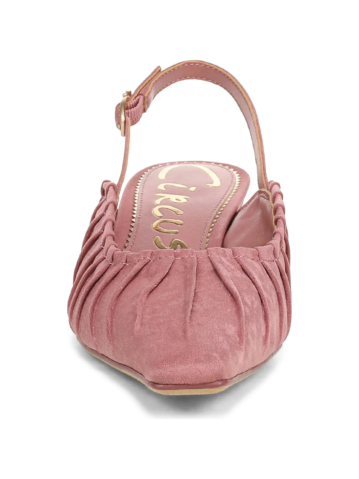 Circus NY by Sam Edelman Katia Slingback Kitten Heel Suede Berry Blush