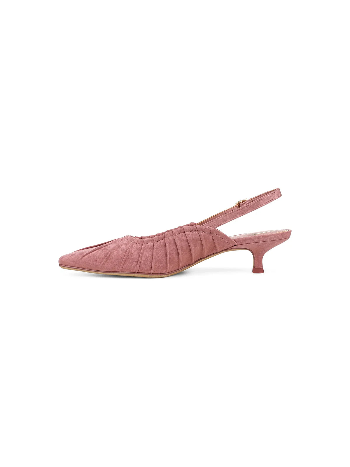 Circus NY by Sam Edelman Katia Slingback Kitten Heel Suede Berry Blush