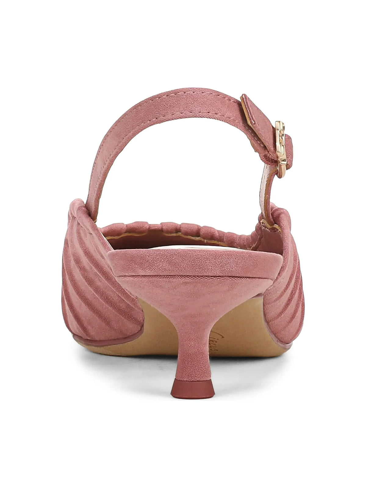 Circus NY by Sam Edelman Katia Slingback Kitten Heel Suede Berry Blush