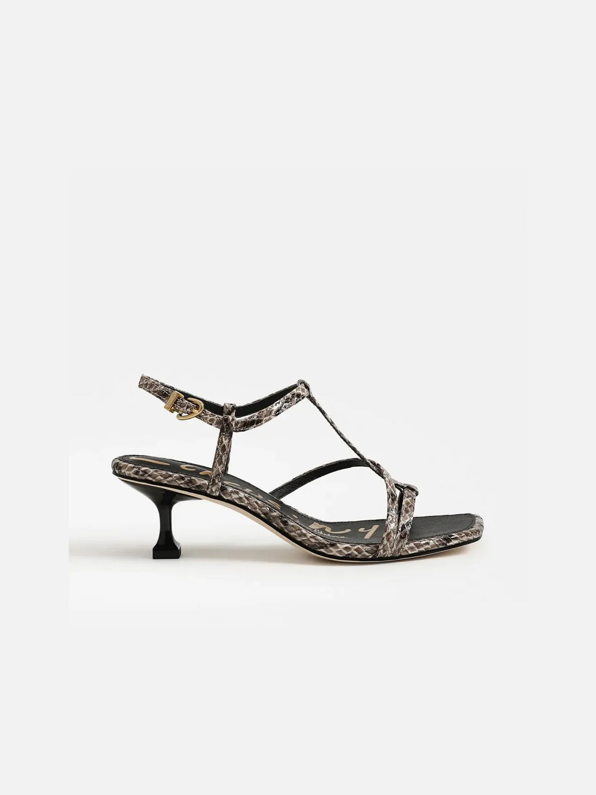 Circus NY by Sam Edelman Jaida Kitten Heel Sandal Taupe Multi Faux Leather