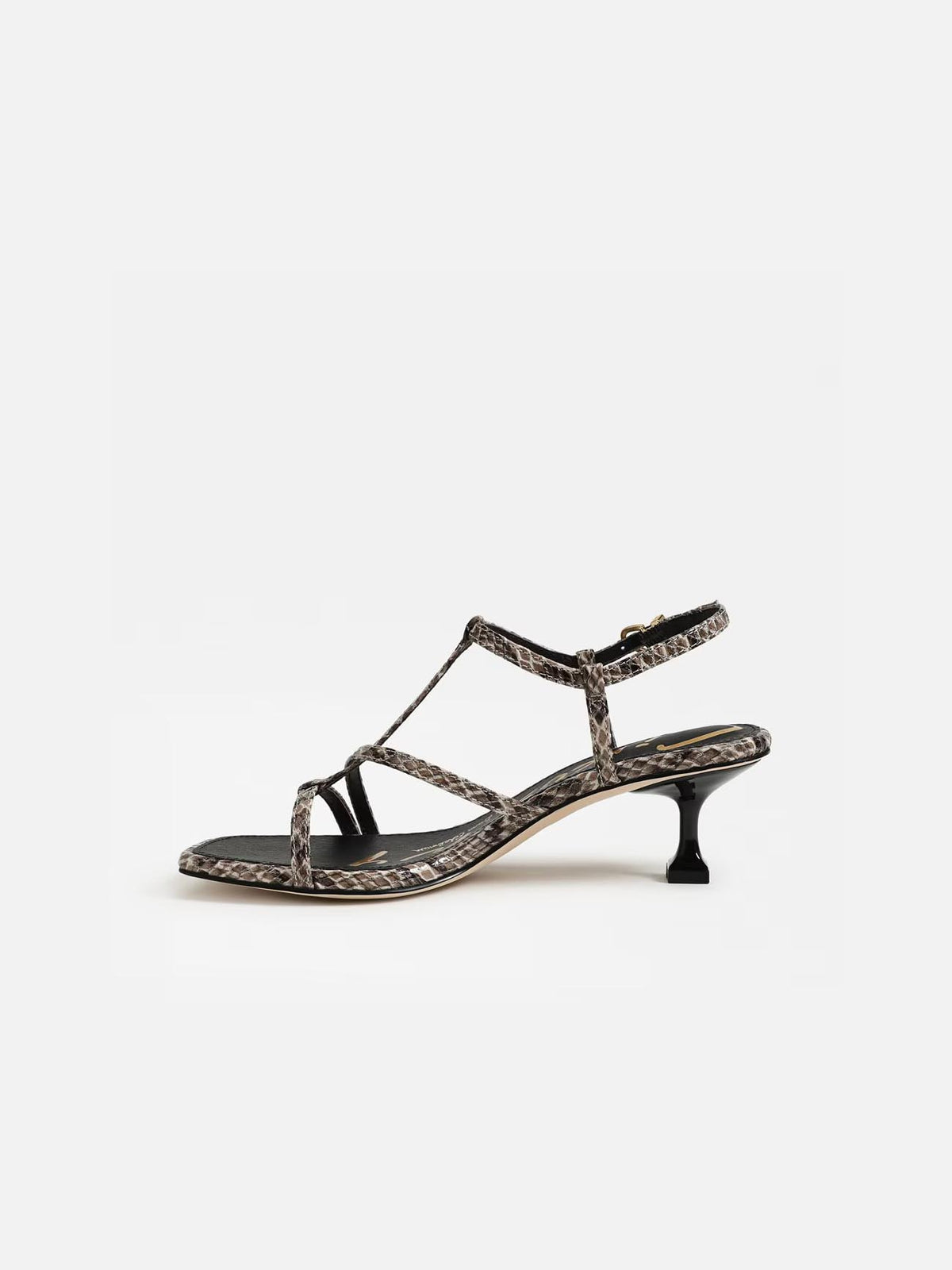 Circus NY by Sam Edelman Jaida Kitten Heel Sandal Taupe Multi Faux Leather