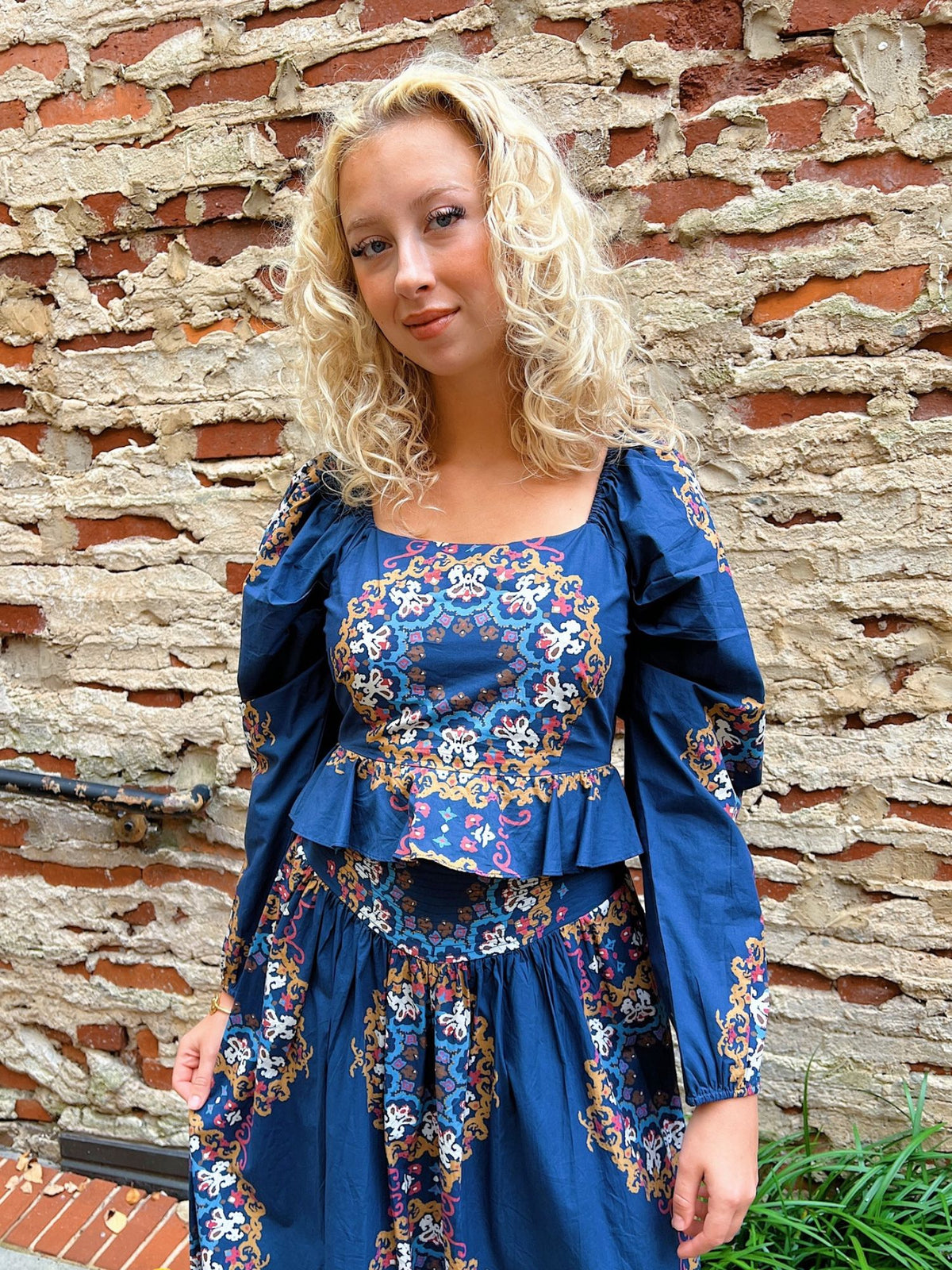 Cleobella Elizabeth Top venezia blue 