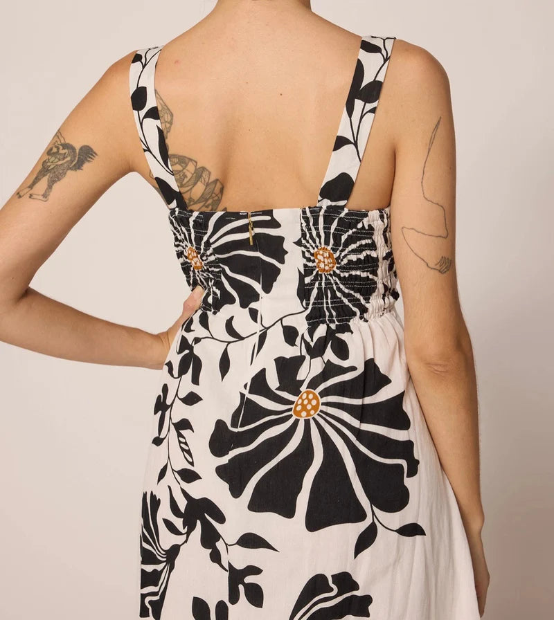 Cleobella Rosalinda Ankle Dress in atropa 
