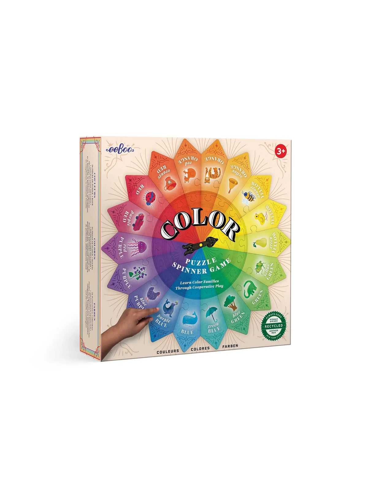 Color Puzzle Spinner Game