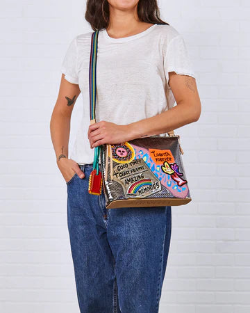 consuela downtown crossbody bag in kyle on model