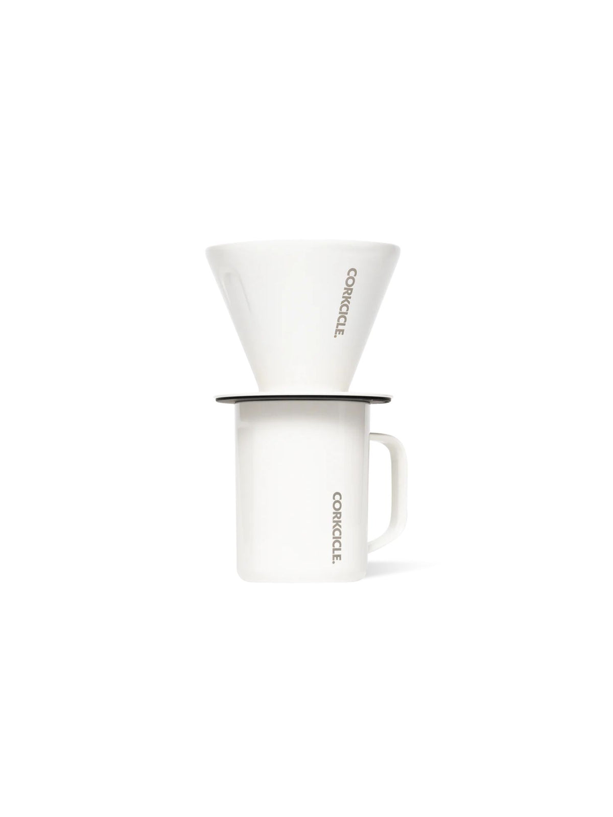 Corkcicle Coffee Pour Over Set in oatmilk