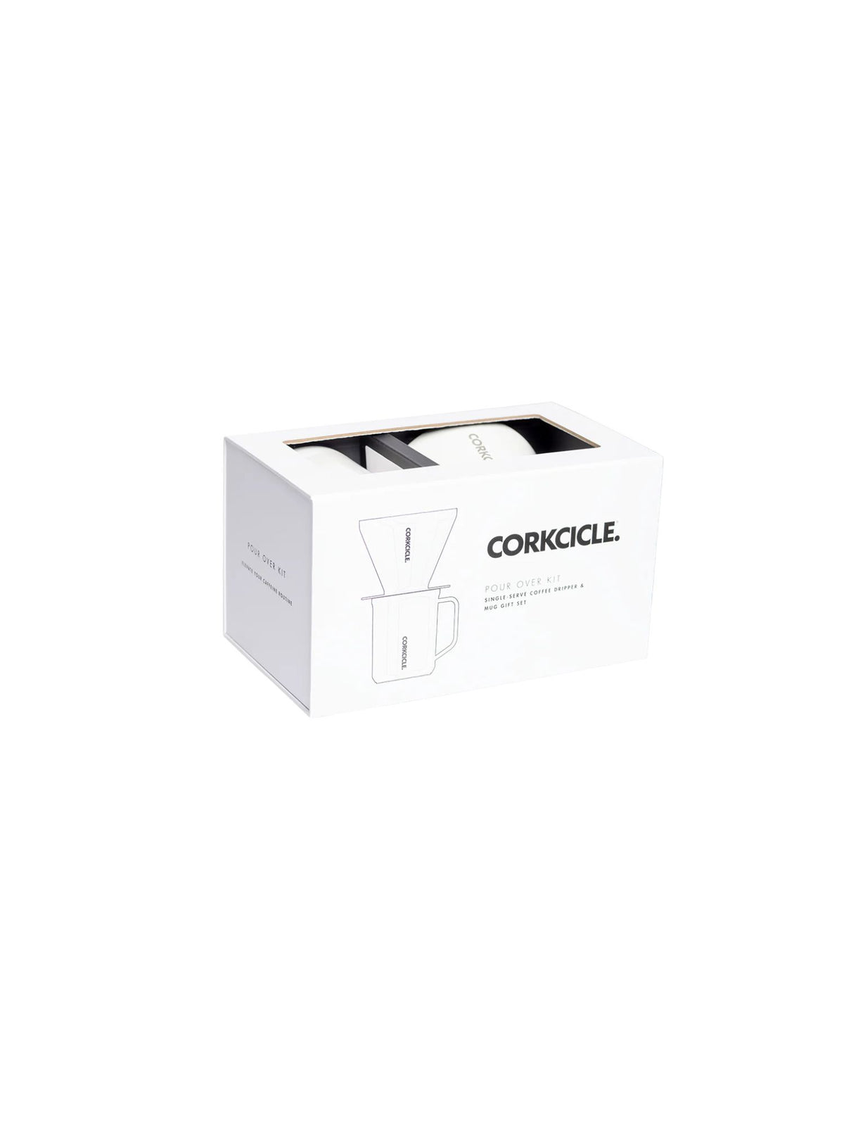 Corkcicle Coffee Pour Over Set in oatmilk