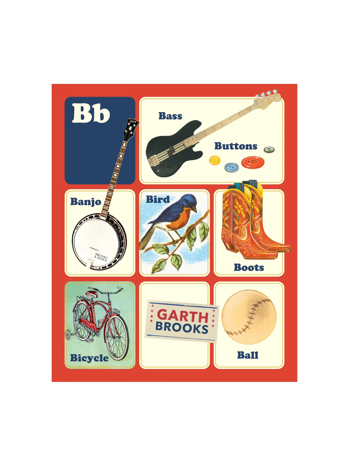 Country Music ABC Board Book for Kids