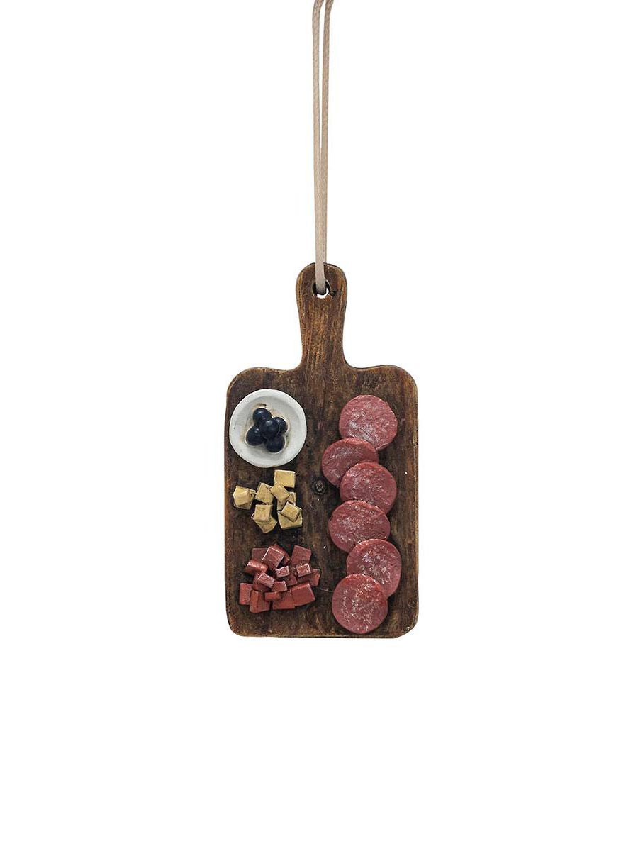 creative coop charcuterie board ornament