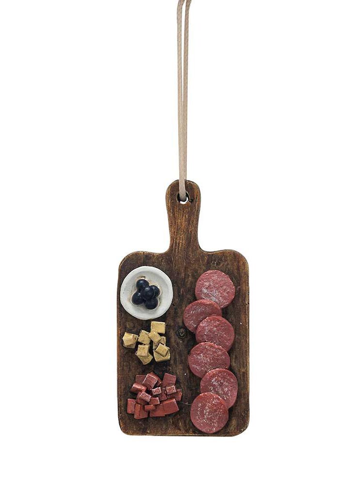 creative coop charcuterie board ornament