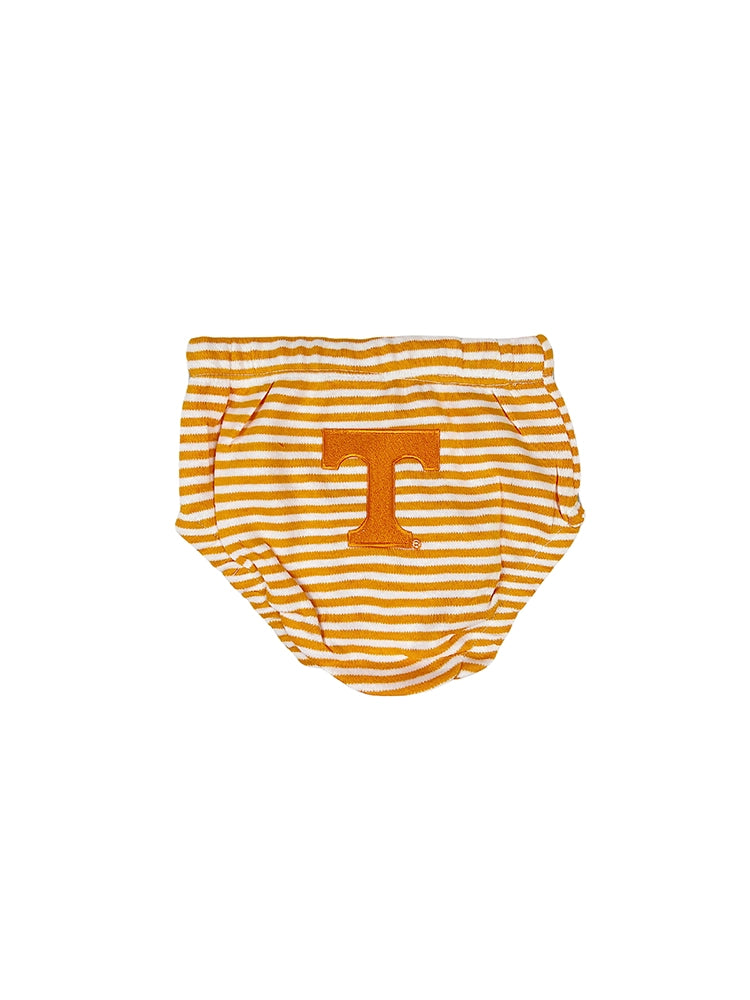 University of Tennessee Baby & Toddler Girls Orange & White Striped Dress & Bloomers TN Vols Gameday