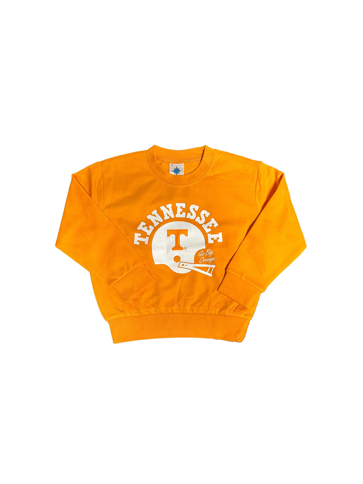 University of Tennesee Baby & Toddler Orange Football Helmet Power T Sweatshirt