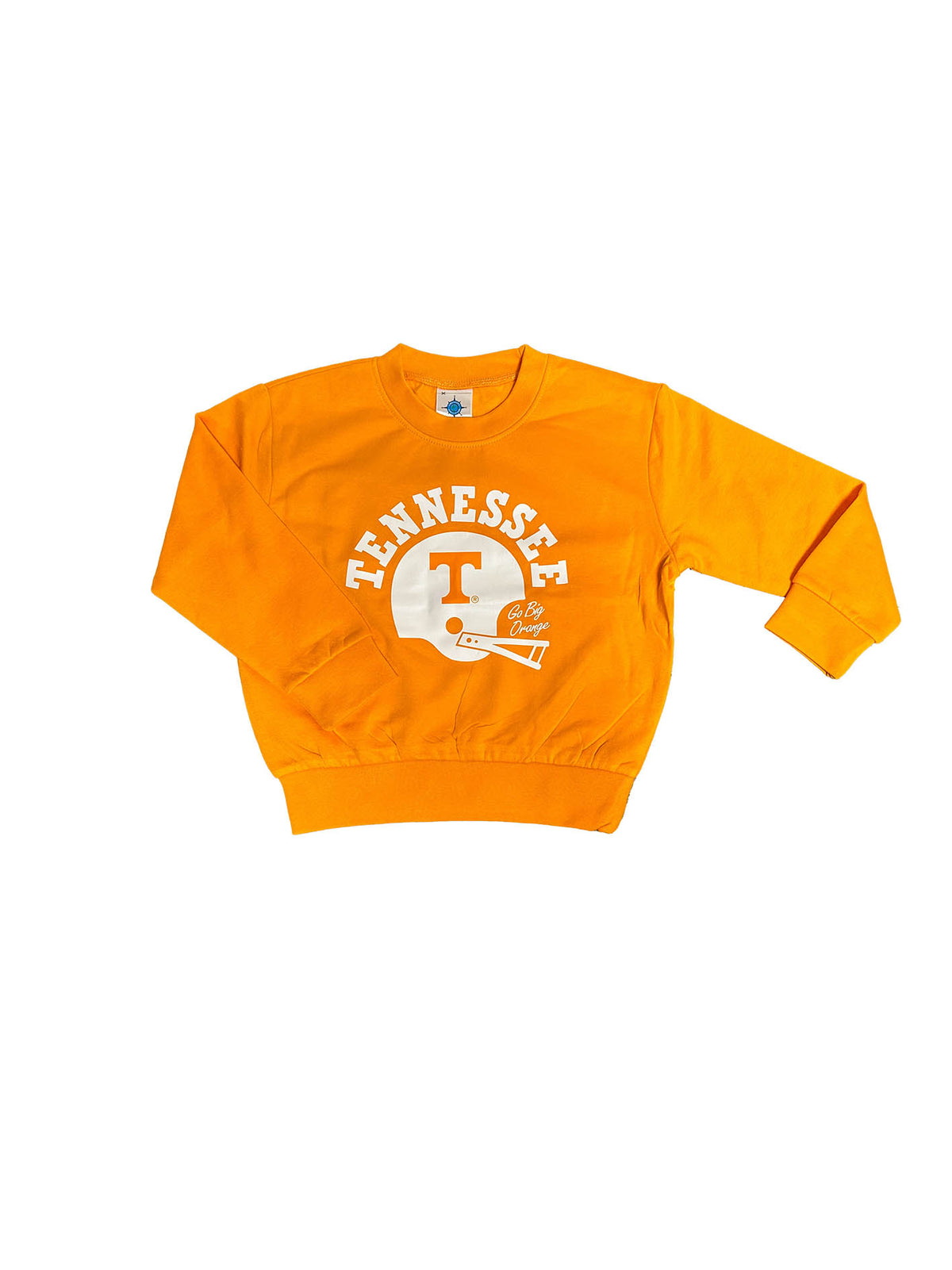 University of Tennesee Baby & Toddler Orange Football Helmet Power T Sweatshirt
