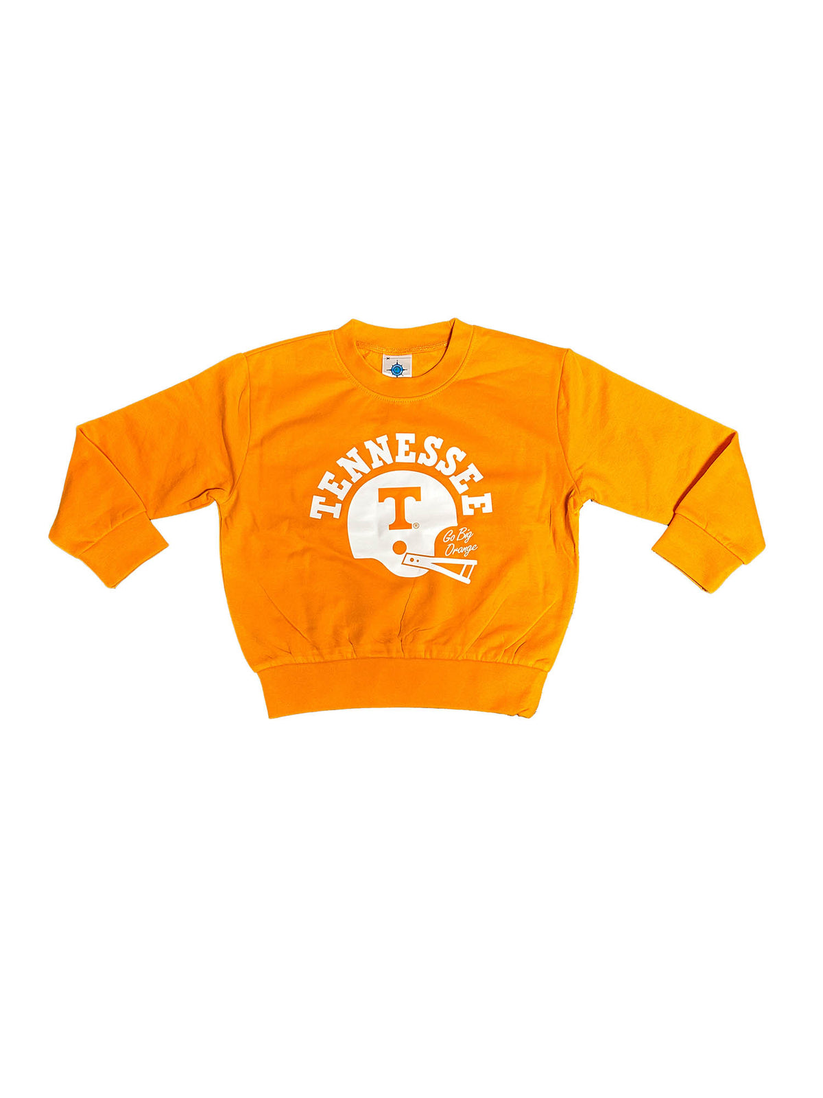 University of Tennesee Kids Orange Football Helmet Power T Sweatshirt