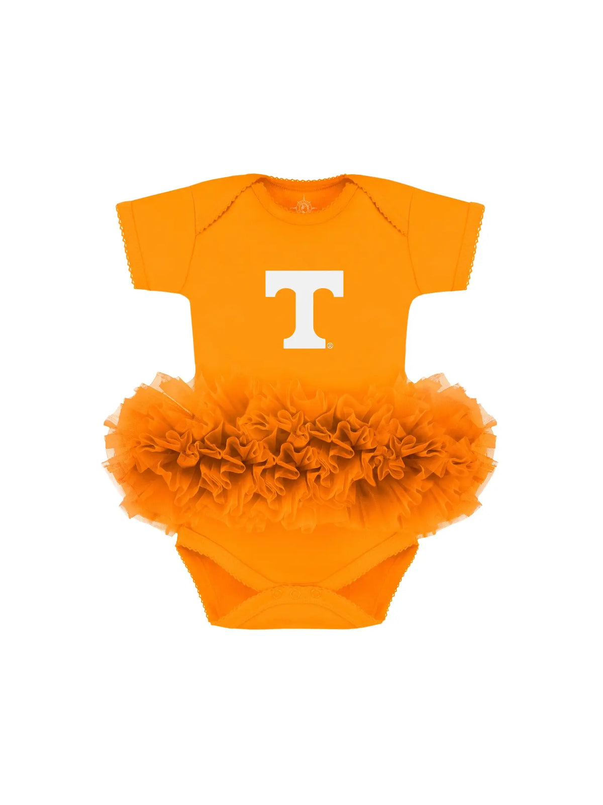 University of Tennessee Baby & Toddler Cheerleader Orange Tutu Bodysuit for Tennessee Volunteers Game Day