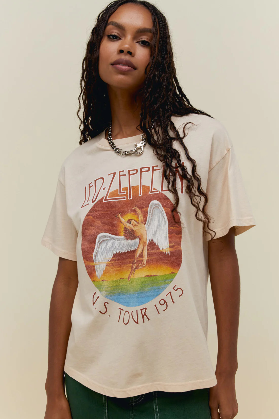 Daydreamer Led Zeppelin Tour 1975 Boyfriend Tee Bliss