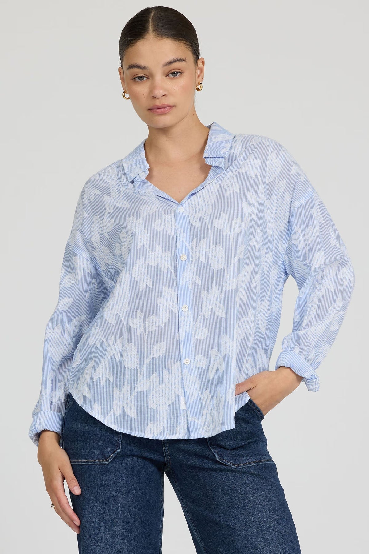 Dear John Denim Adrianna Burnout Print Shirt