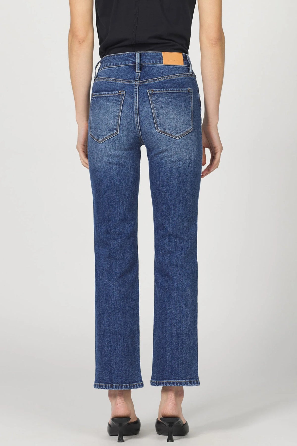 Dear John Denim Anika Straight Leg Jean in midtown 