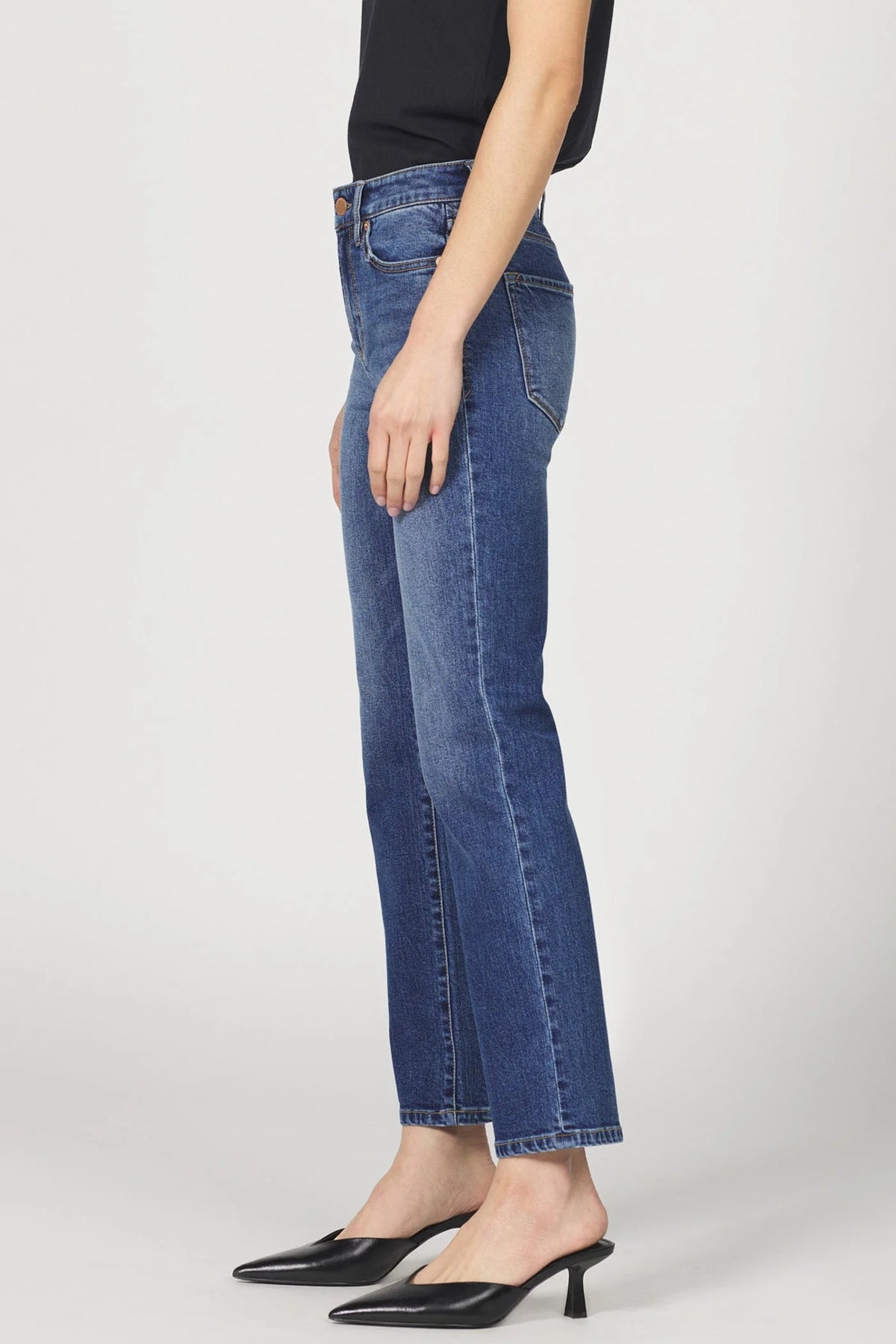 Dear John Denim Anika Straight Leg Jean in midtown 
