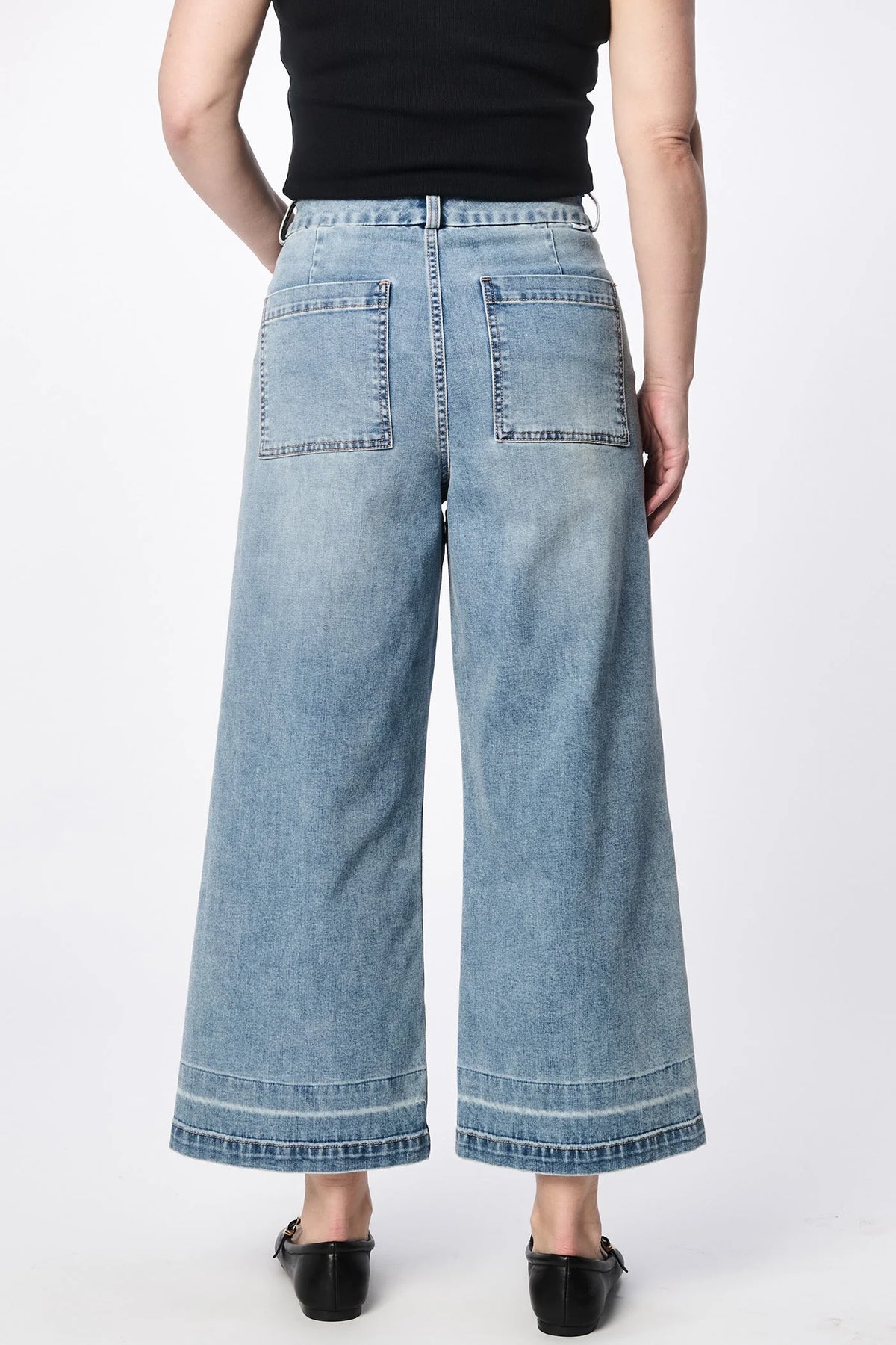 Dear John Denim Audrey Wide Leg Jean  in hillcress