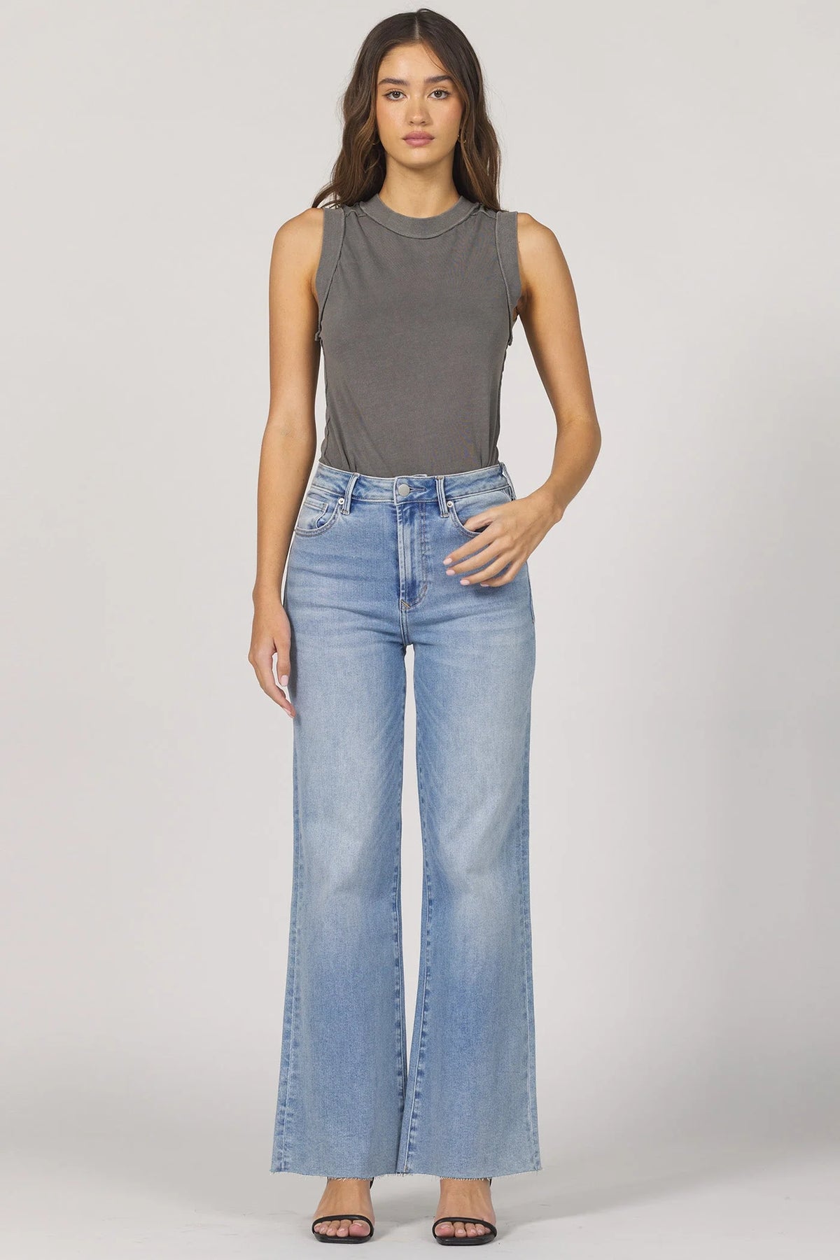 Dear John Fiona Wide Leg Jean in bluewood 